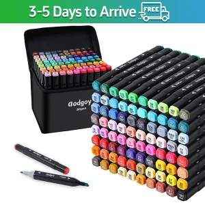 Two Color Professional Permanent Sketch Markers